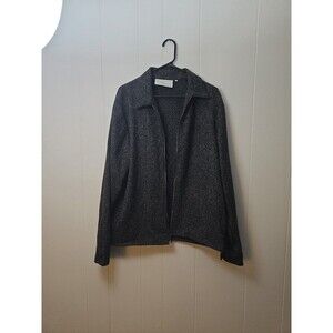 AMBIG Men's Textured Zip-Up Jacket Size L